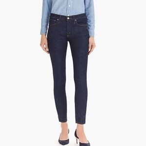 8" J. Crew Toothpick Denim Jeans